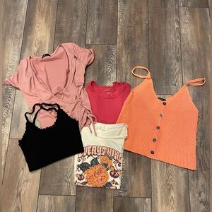 Bundle of size small shirts